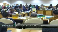 Dari lima paket yang diajukan, PDIP, Golkar, Nasdem, dan Hanura mendukung opsi pemerintah yang bersikukuh pada paket A.