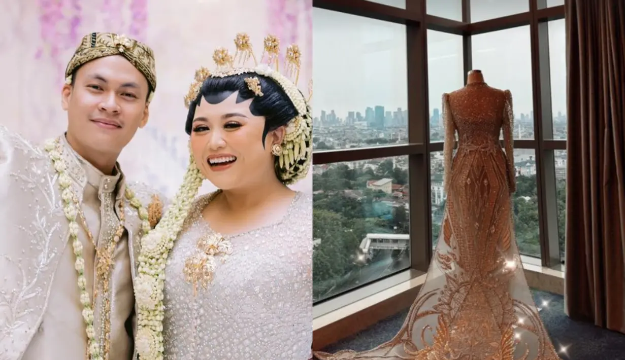 Selebgram Clarissa Putri resmi menikah dengan Sandro dalam balutan budaya adat Jawa modern [@clarissaputri_]