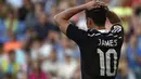 James Rodriguez, gelandang asal Kolombia ini yang kini memakai nomor 10 di Real Madrid. (AFP/Lluis Gene)