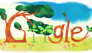 Google Doodle Rayakan Hari Ayah Nasional 2025. Credit: Google