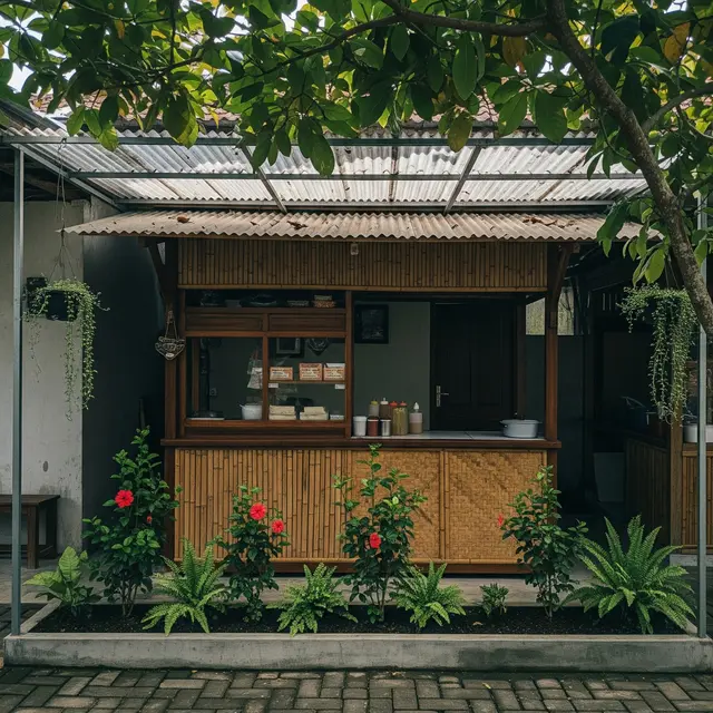 9 Desain Warung Makan Rumahan Ukuran 3x4 Meter Sederhana tapi Rapi, Menarik Pelanggan