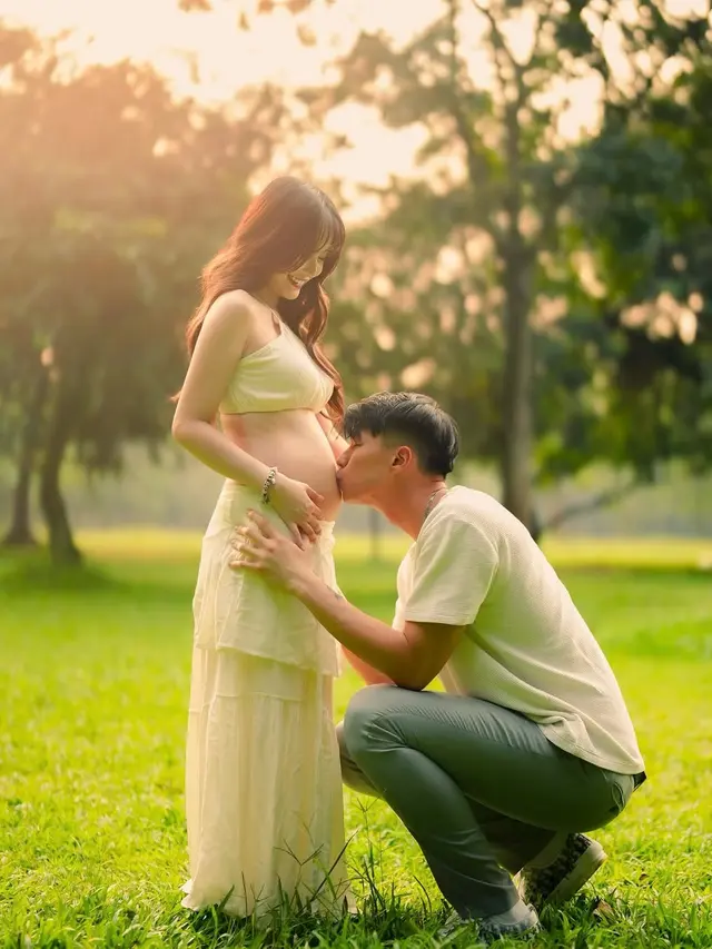 6 Potret Nita Vior Umumkan Kehamilan Pertama, Bahagia Pamer Baby Bump