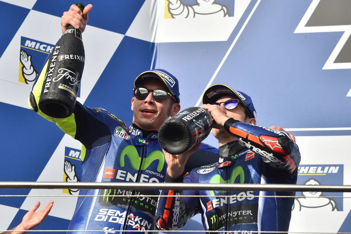 Maverick Vinales, Valentino Rossi