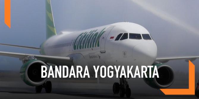 VIDEO: Ini Penerbangan Komersial Perdana di Bandara Baru Yogyakarta