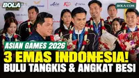 Menteri Pemuda dan Olahraga Erick Thohir menyambut kepulangan Tim Bulu Tangkis dan Angkat Besi Asian Games 2026 di Bandara Soekarno-Hatta, Tangerang, Rabu (30/9/2026) malam. 
Dari cabang bulu tangkis, Indonesia membawa pulang enam medali, yakni dua ...