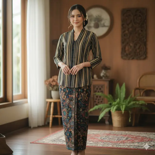 Model Baju Lurik Kekinian