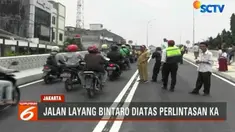 Flyover Bintaro sepanjang 391 meter dan lebar 10 meter itu menghubungkan kawasan Pesanggrahan dan Jalan RC Veteran.