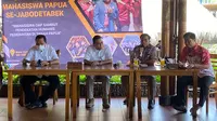 Sarasehan Mahasiswa Papua se-Jabodetabek yang digelar Human Studies Institute dan Moya Institute di Jakarta.