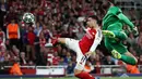 Gol yang dianulir sedikit mengganggu momentum kebangkitan Arsenal. (FRANCK FIFE/AFP)
