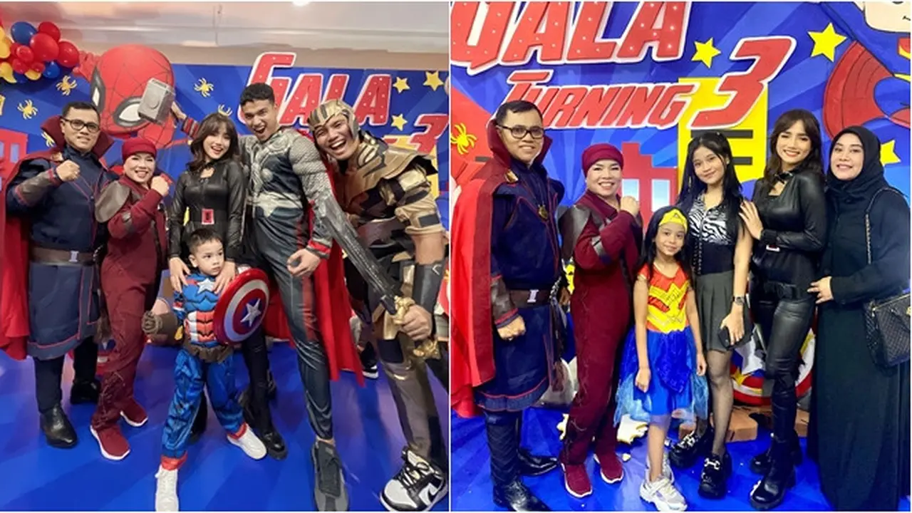 6 Potret Pesta Ultah Gala Sky ke-3, Chika Pamer Keakraban dengan Fuji