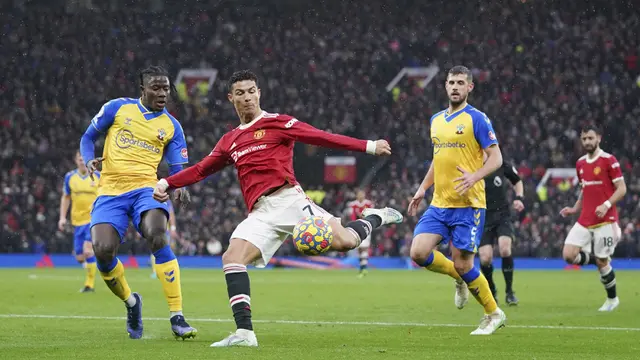 Foto: MU Gagal Menang, Manchester City Pesta Gol di Liga Inggris