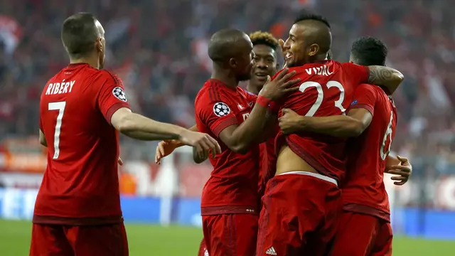 Hasil Sementara Bayern Muenchen Vs Benfica: Vidal Buat Gol Cepat
