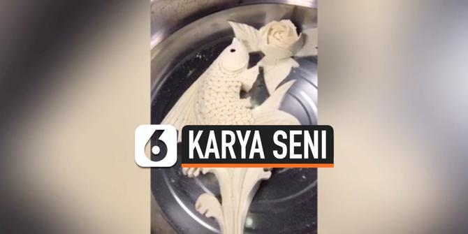 VIDEO: Keren, Koki Ciptakan Karya Seni yang Dibuat dari Tahu