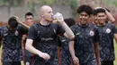 Pemain Persija Jakarta saat sesi latihan di Nirwana Park Sawangan, Jawa Barat, Kamis (7/7/2022). Latihan merupakan persiapan jelang bergulirnya Liga 1 musim 2022/2023. (Bola.com/M Iqbal Ichsan)