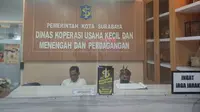 Kantor Dinas Koperasi Usaha Kecil dan Menengah dan Perdagangan Kota Surabaya. (Dian Kurniawan/Liputan6.com)