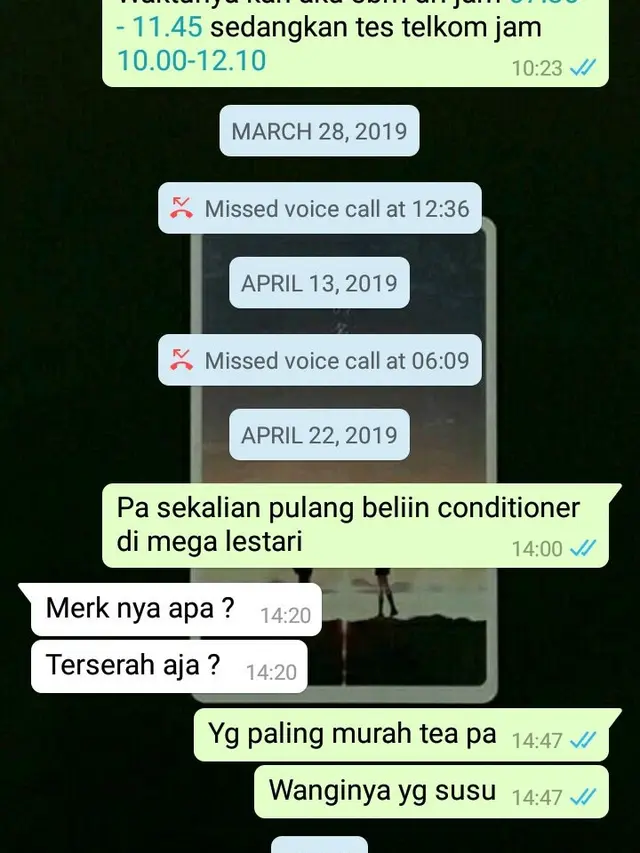 5 Chat Kocak Anak dan Bapak Ini Senyum Kecut