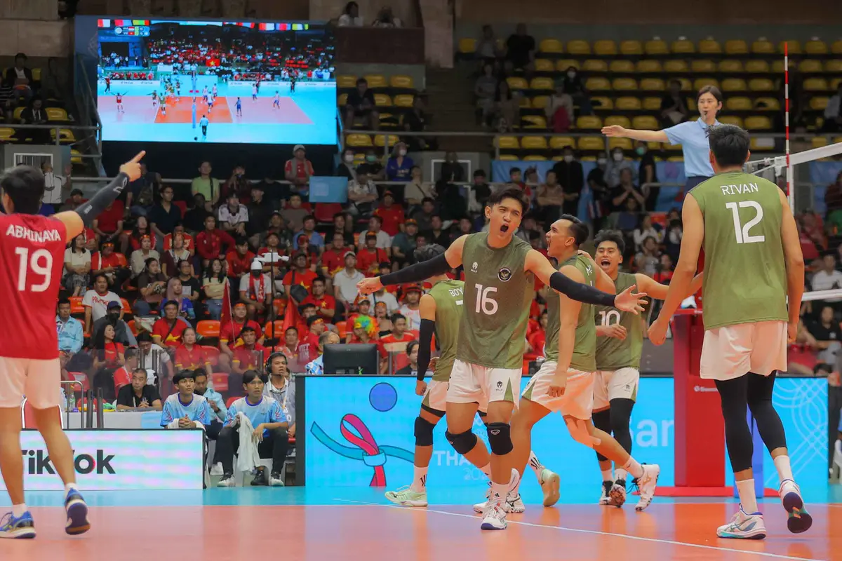 Menang Dramatis atas Vietnam, Timnas Voli Indonesia Pastikan Tiket Final SEA Games 2025 Thailand