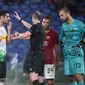 AS Roma saat melawan Borussia Monchengladbach di Liga Europa, Jumat (25/10/2019) dinihari WIB (Filippo MONTEFORTE / AFP)