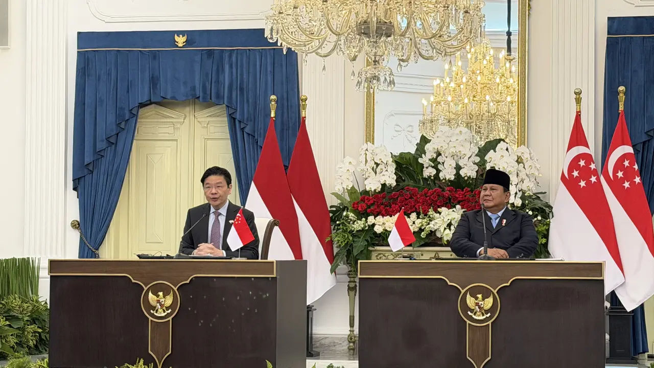 Perdana Menteri (PM) Singapura Lawrence Wong Bertemu Presiden Prabowo Subianto