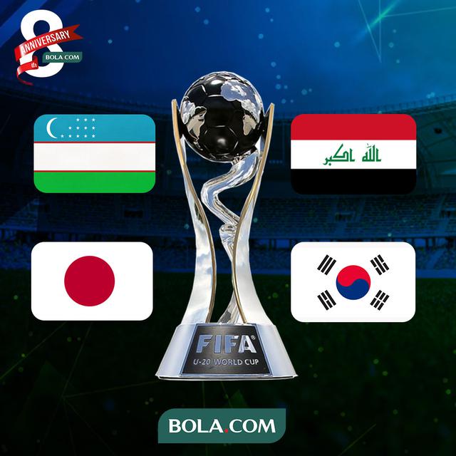 Ilustrasi - Tim Asia di Piala Dunia U-20 2023: Jepang, Uzbekistan, Irak, Korea Selatan