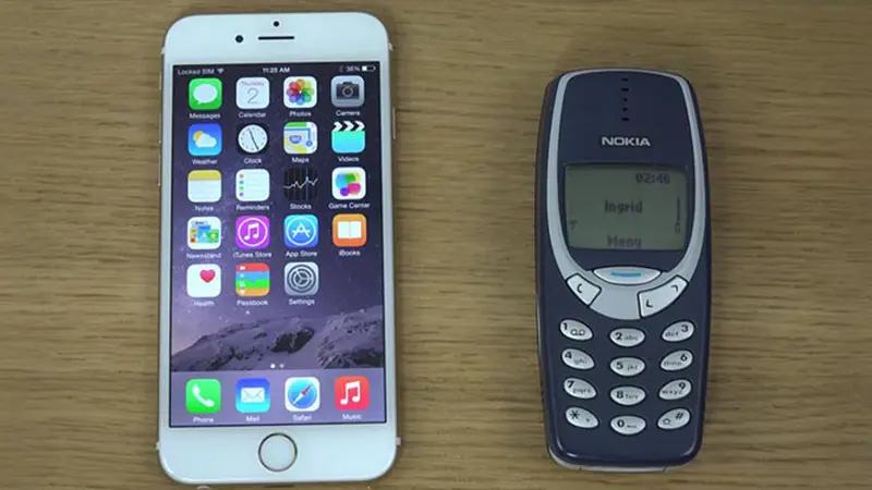 iPhone 6 VS Nokia 3310 Mana Terbukti Lebih Cepat?