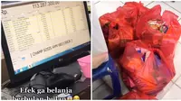 Total Belanjaan Bikin Melongo. (Sumber: TikTok/ @tokotimurtengah)