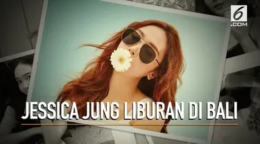 Mantan personel SNSD, Jessica Jung menikmati liburan di Pulau Dewata, Bali.