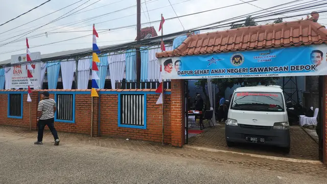 Salah satu lokasi SPPG yang berada di wilayah Kecamatan Sawangan, Depok.