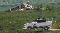 Pasukan Perdamaian Perserikatan Bangsa Bangsa (PBB) di Lebanon (United Nations Interim Force in Lebanon/UNIFIL) terlihat dari Israel Utara, saat beroperasi di Lebanon Selatan, pada Rabu 29 April 2026. Meningkatnya ketegangan antara militer Israel dan kelompok Hizbullah berimbas pada keberadaan Pasukan Perdamaian Perserikatan Bangsa Bangsa (PBB) di Lebanon (United Nations Interim Force in Lebanon/UNIFIL). (AP Photo/Ariel Schalit)