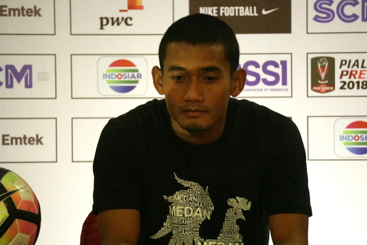 Kapten PSMS Medan, Legimin Raharjo (Kukuh Saukani/Liputan6.com)
