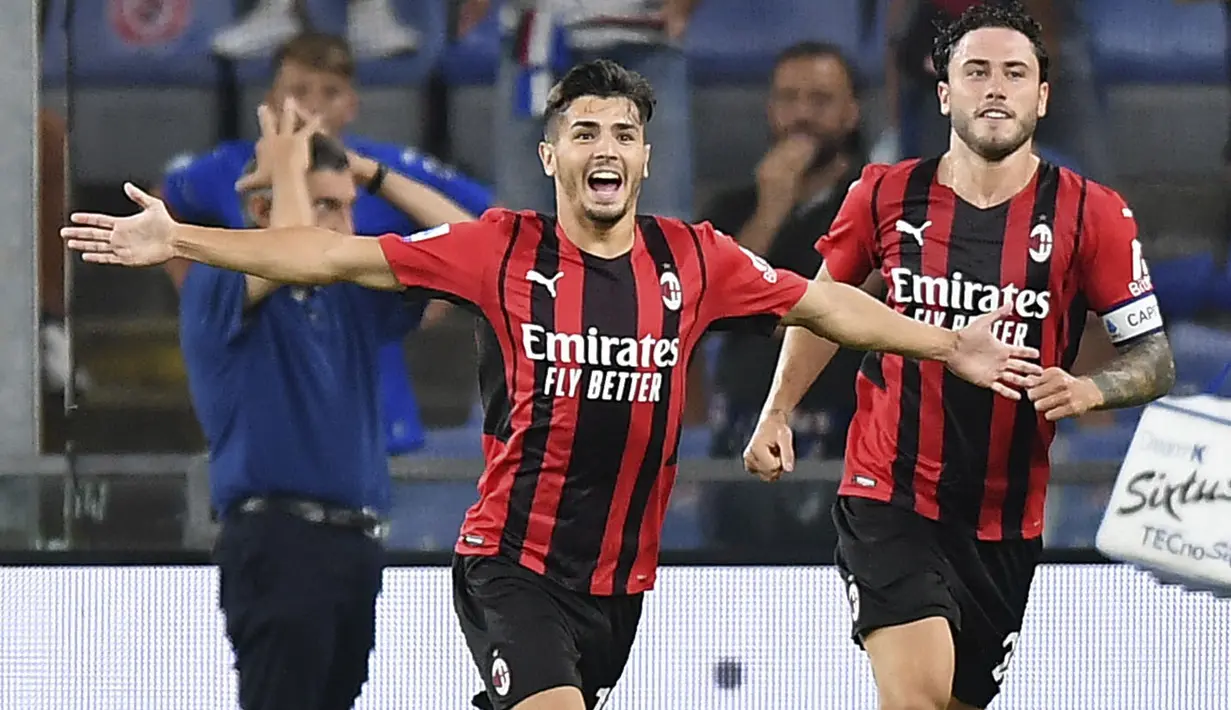 Real Madrid punya beberapa pemain muda berbakat yang sedang dipinjamkan ke klub lain, salah satunya Brahim Diaz yang berusia 22 tahun. Brahim saat ini sedang dipinjamkan ke AC Milan dan melanjutkan periode peminjamannya yang berlangsung sejak musim lalu. (Foto: AP/LaPresse/Tano Pecoraro)