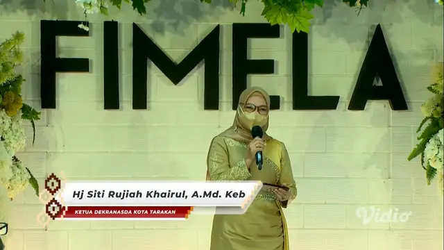 Ketua Dekranasda Kota Tarakan Siti Rujiah Khairul