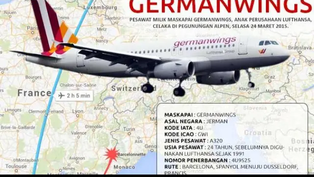 Inilah Kata-kata Terakhir Kopilot Sebelum 'Jatuhkan' Pesawat Germanwings