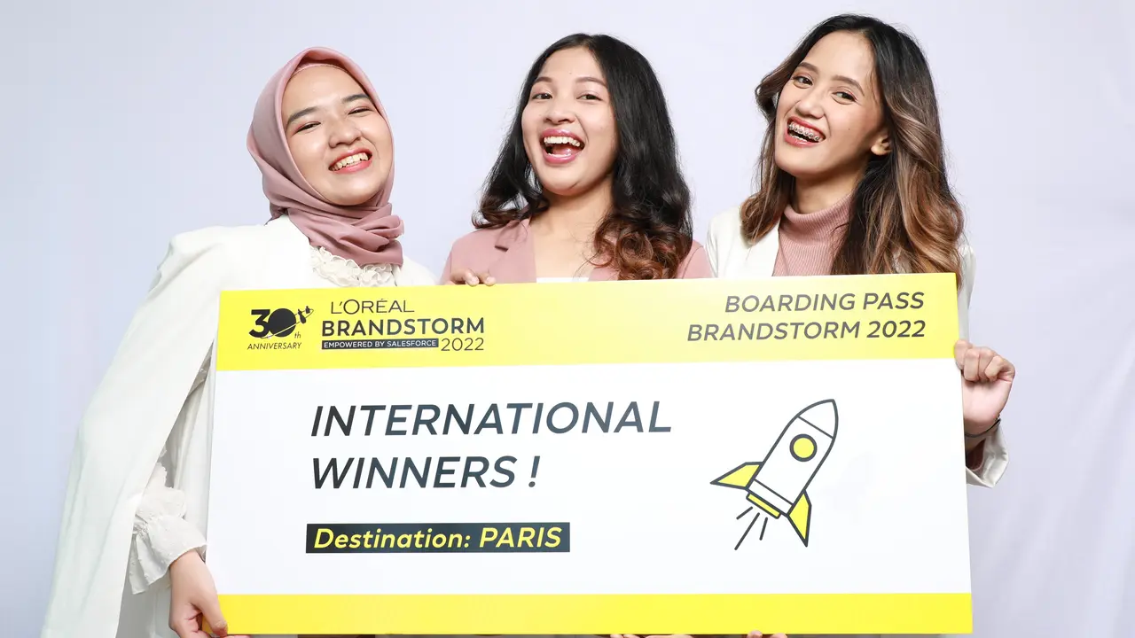 3 Mahasiswi ITB Menangkan L'Oréal Brandstorm 2022, Ungguli Finalis dari Amerika dan Italia
