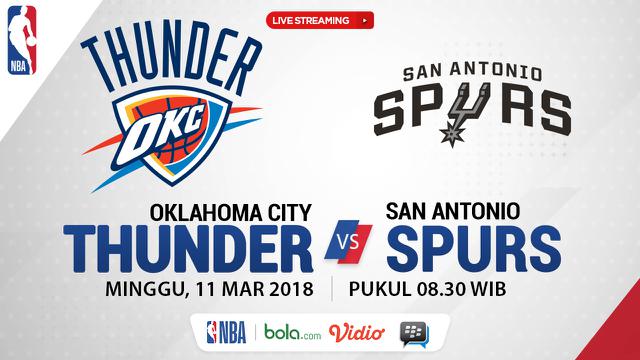 Oklahoma City Thunder Vs San Antonio Spurs