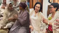 Duo bestie Sri Mulyani dan Retno Marsudi terlihat rayakan Lebaran bersama (@smindrawati @retno_marsudi)