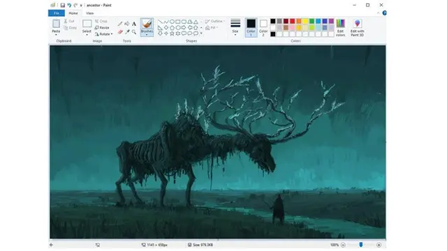Pria Ini Buat Ilustrasi Hanya Pakai Microsoft Paint, 8 Hasilnya Keren Banget