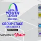 Link Live Streaming UEFA Youth League 2022 Pekan Keempat di Vidio Mulai 11 sampai 12 Oktober 2022