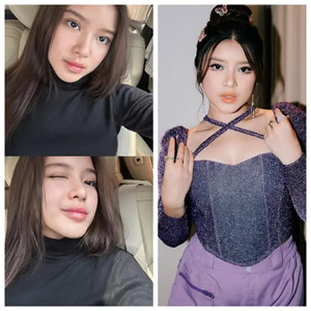 Perbedaan Makeup Tiara Andini (Instagram @tiaraandini)