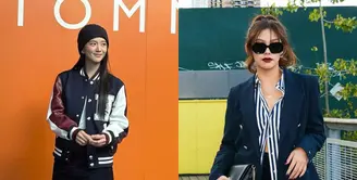 Jisoo BLACKPINK dan Vanesha Prescilla hadiri show Tommy Hilfiger di New York Fashion Week. [@sooyaaa__ @vaneshaass]