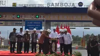 Presiden Jokowi meresmikan Tol Balikpapan-Samarinda (Balsam), Kalimantan Timur. (Lizsa Egeham/Liputan6.com)