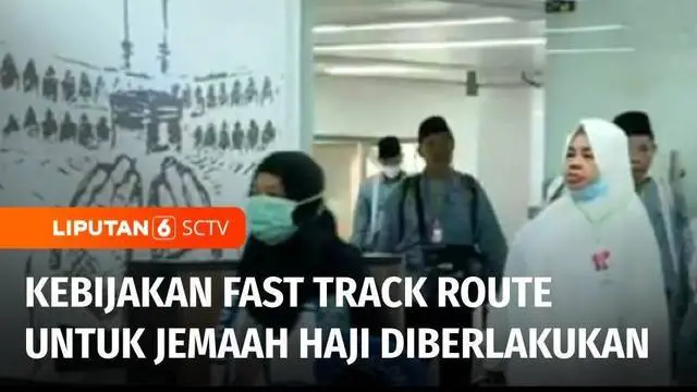 Untuk pertama kalinya, kebijakan fast track Mekkah route untuk para jemaah haji diterapkan di terminal keberangkatan Bandara Soekarno-Hatta, Tangerang, Banten, di musim haji tahun ini. Pemeriksaan dokumen keimigrasian dilakukan di bandara keberangkat...