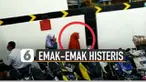 Beredar video seorang emak-emak histeris saat berada di sebuah kapal feri. Ternyata emak-emak itu terbawa berlayar.