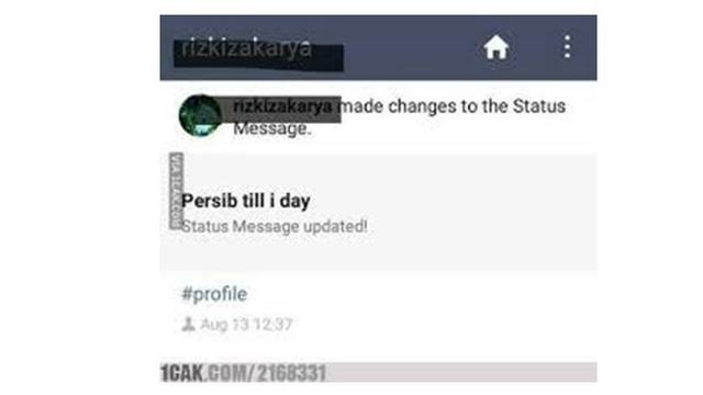 Status Facebook Sok Inggris