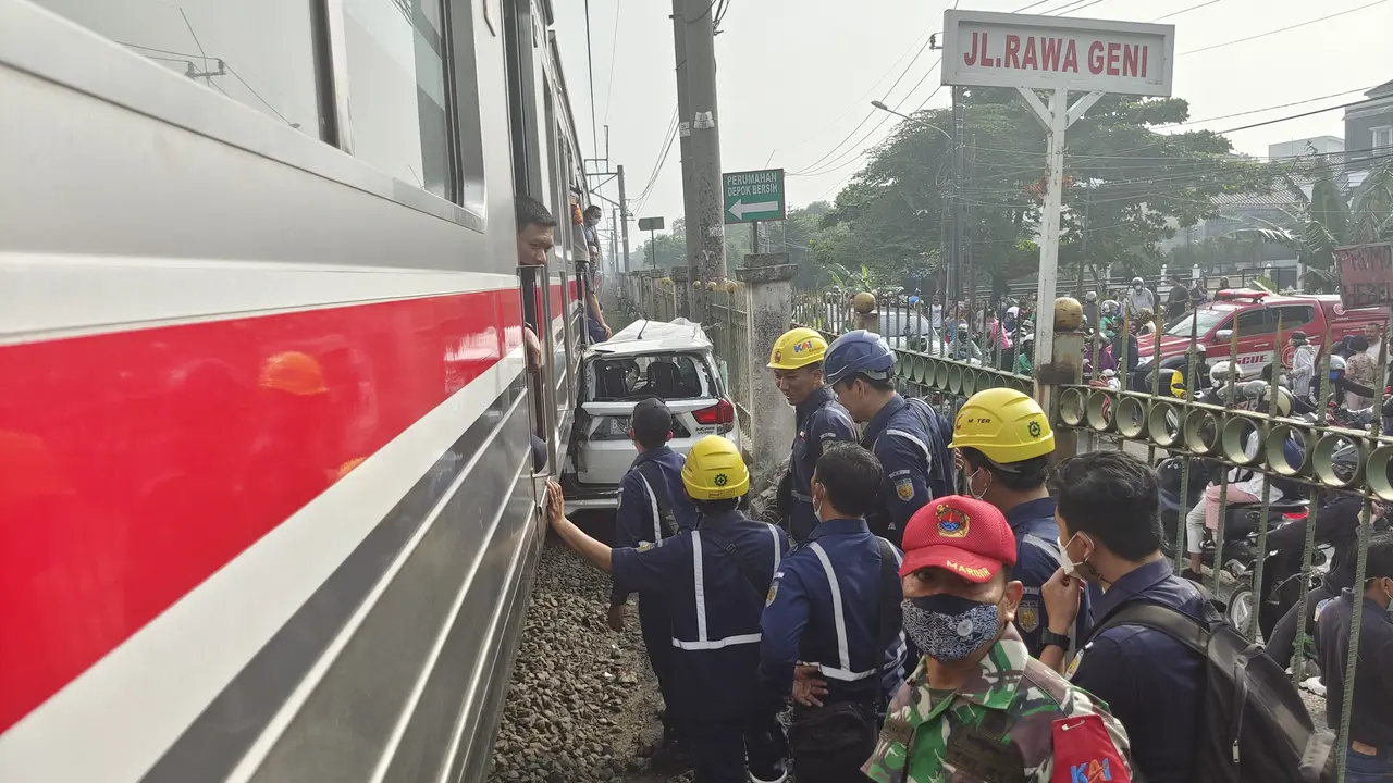 Kecelakaan KRL Depok
