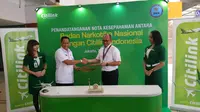 BNN bersama dengan Citilink melakukan penandatanganan nota kesepahaman cegah narkoba. (Liputan6.com/Nanda Perdana Putra)