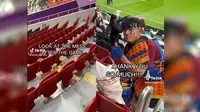 Patut Dicontoh! Aksi Suporter Jepang Turun Tangan Bersihkan Sampah di Stadion Piala Dunia