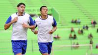 Gelandang Arema Cronus Arif Suyono (Liputan6.com / Rana Adwa)