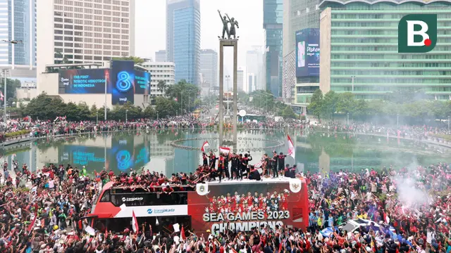 Parade Kemenangan Timnas Indonesia U-22