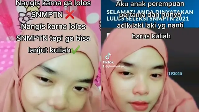 Lolos SNMPTN 2021, Kisah Wanita yang Tak Bisa Lanjutkan Kuliah Ini Bikin Haru